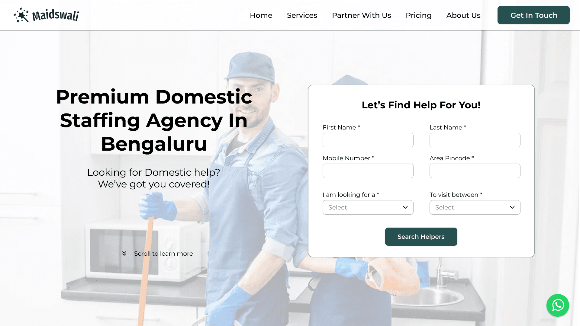 Maidswali Website