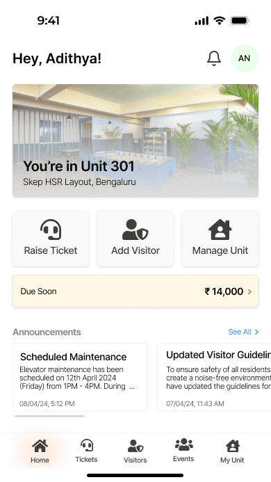 Skep Co-Living App